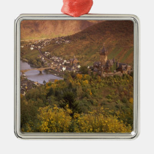 Autumn in Cochem, Rheinland Pfalz, Germany Metal Ornament