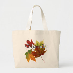 AUTUMN IN COLORADO LARGE TOTE BAG