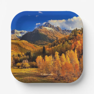 Autumn in Colorado Paper Plates