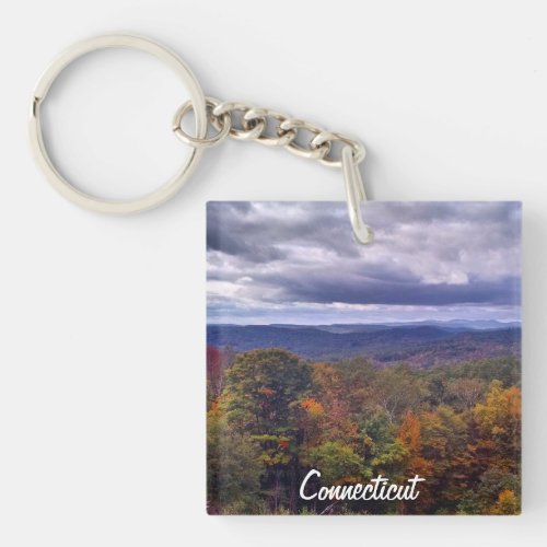 Autumn in Connecticut 2 Keychain