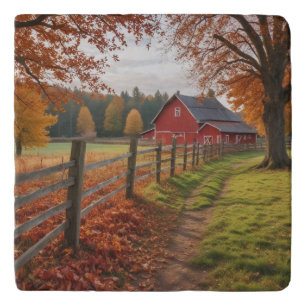 Autumn in Countryside Trivet