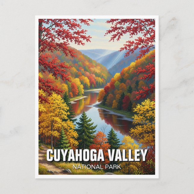 Autumn in Cuyahoga Valley National Park Ohio Postcard (Front)
