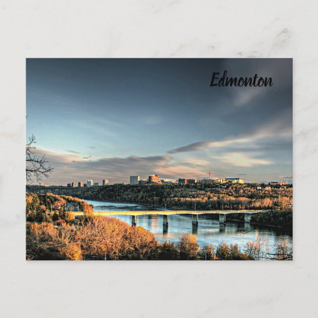 Autumn in Edmonton, scenic Postcard (Front)