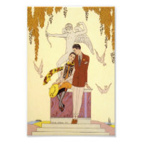 Autumn in France Art Deco
