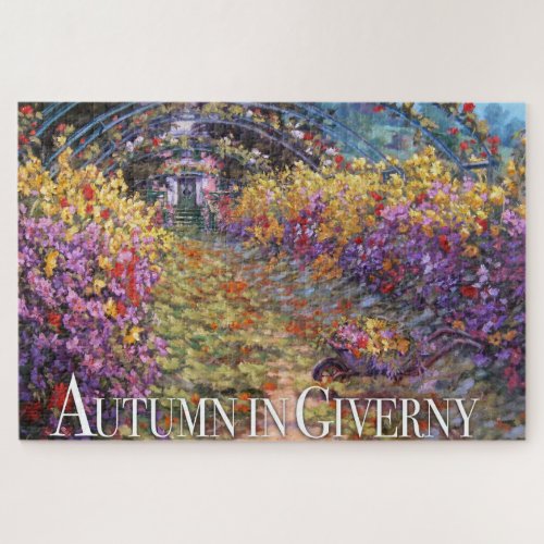 Autumn in Giverny France Jigsaw Puzzle