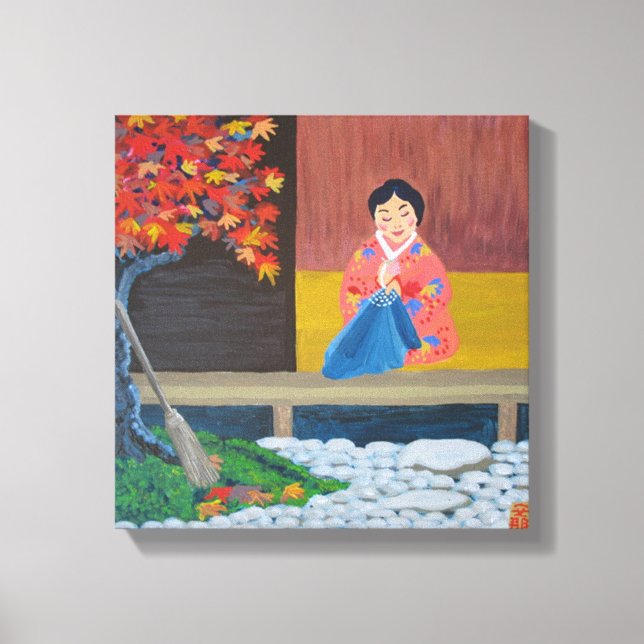 Autumn in Japan Canvas Print (Front)