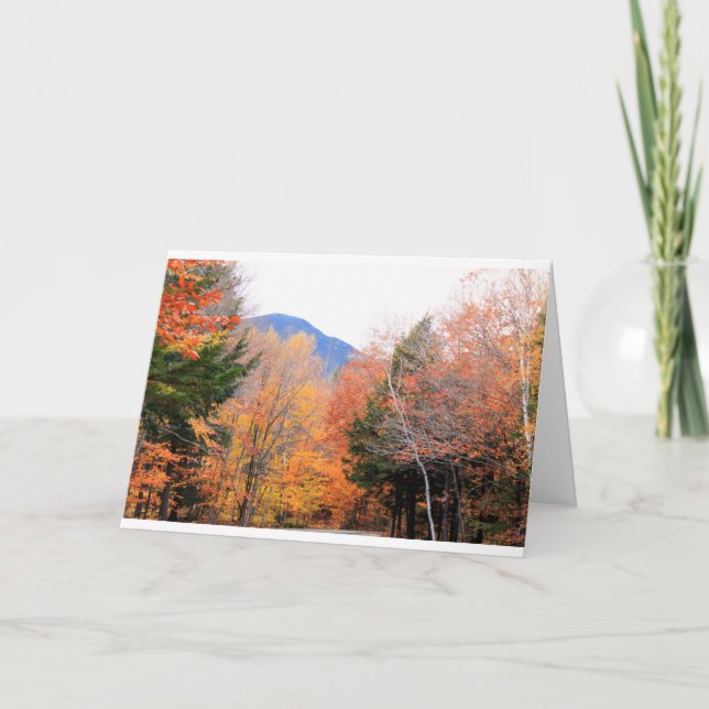 Autumn in Maine Card (Front)