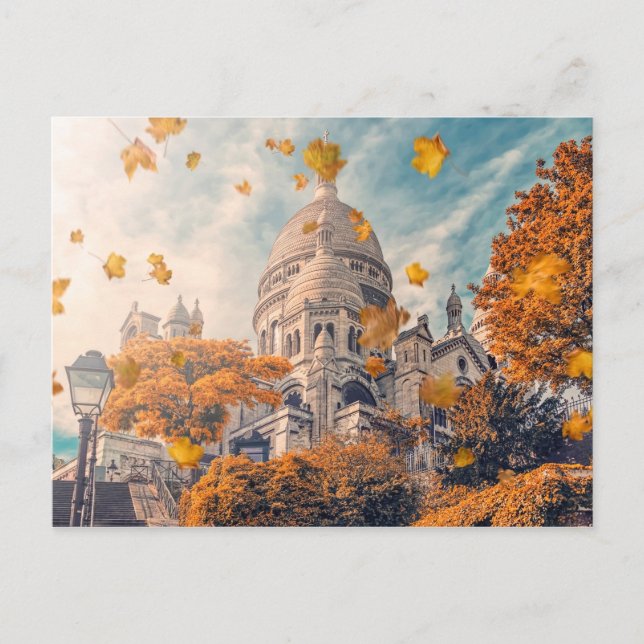 Autumn in Montmartre Postcard (Front)