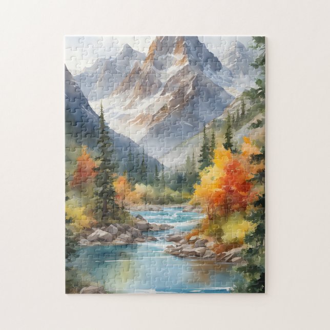 Autumn in Mountains Puzzles (Vertical)