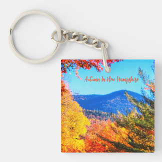 Autumn in New Hampshire  Keychain