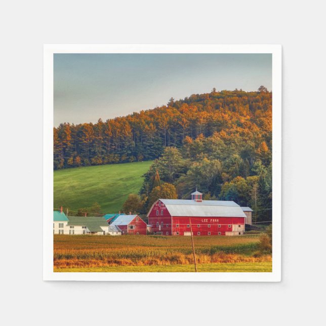 Autumn in New Hampshire Napkins (Front)