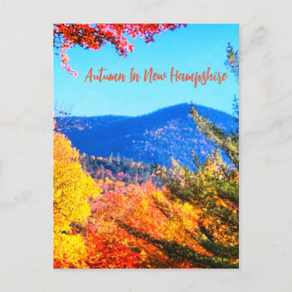 Autumn in New Hampshire Postcard