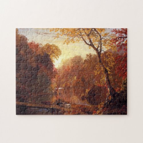 Autumn in North America Frederic Edwin Church Jigsaw Puzzle