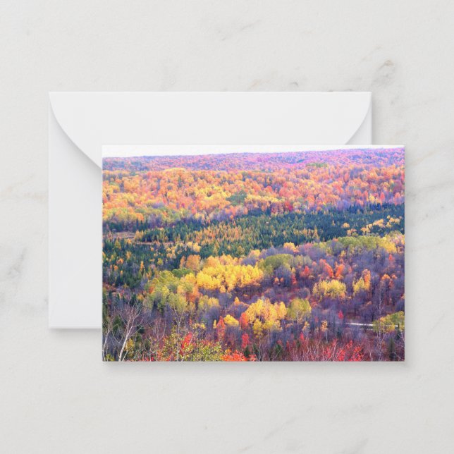 Autumn in Northern Michigan - Note Cards (Front)