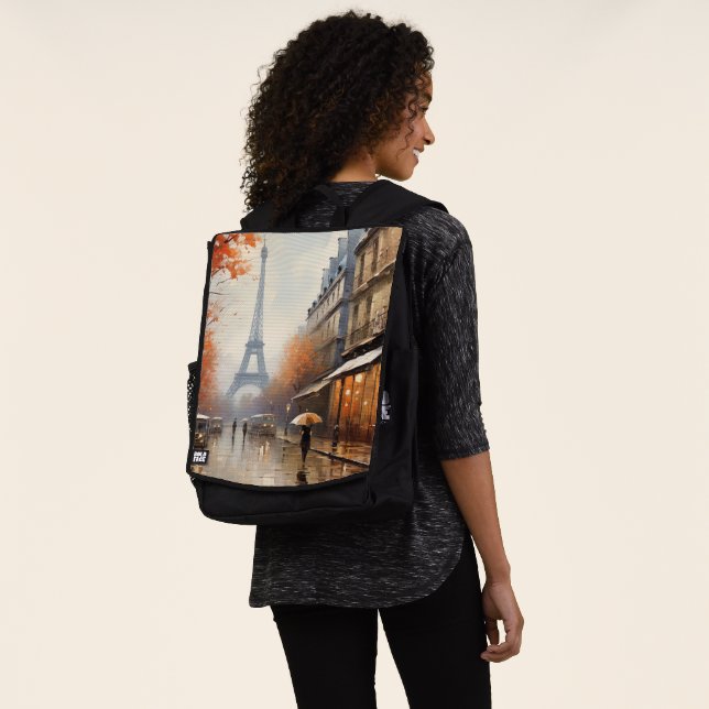 Autumn in Paris France Backpack (Worn)