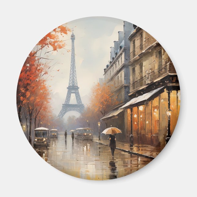 Autumn in Paris France Magnet (Front)