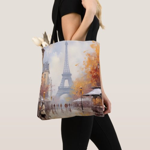 Autumn in Paris France Tote Bag