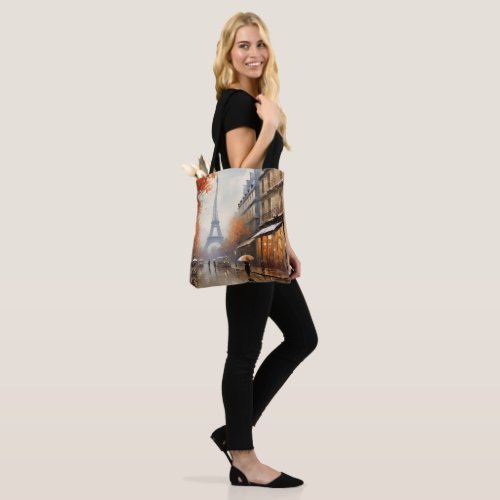 Autumn in Paris France Tote Bag