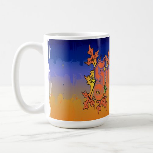 Autumn in Syracuse New York with Sunset Bckgrd Coffee Mug