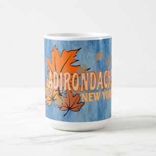 Autumn In The Adirondacks with Fall Leaves Bear Tr Coffee Mug