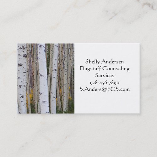 Autumn in the Aspens Business Card