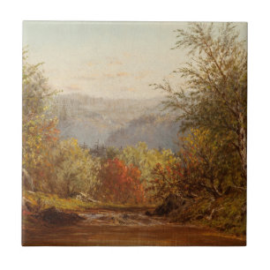 Autumn in the Catskills – Charles W. Knapp Ceramic Tile