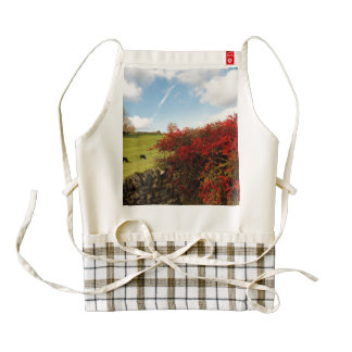 Autumn in the Country Zazzle HEART Apron
