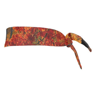 autumn in the forest tie headband