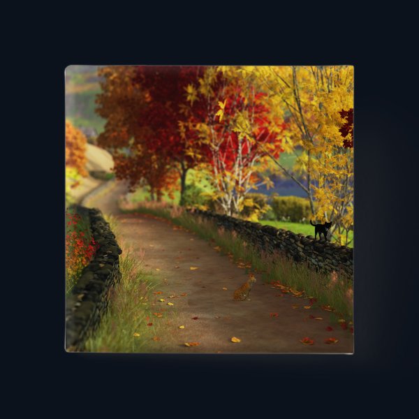 Autumn in the Glen Button