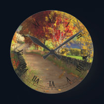 Autumn in the Glen Clock