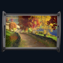 Autumn in the Glen Serving Tray