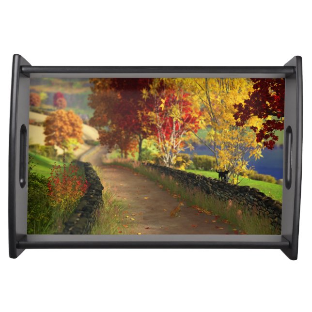 Autumn in the Glen Serving Tray (Front)