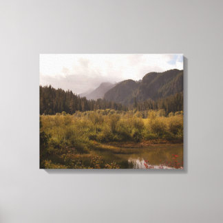 Autumn in the mountains canvas print