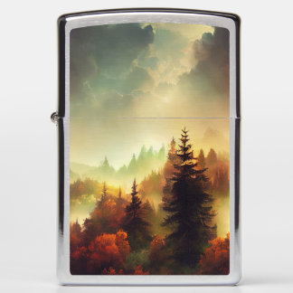 Autumn in the Mountains Landscape Zippo Lighter