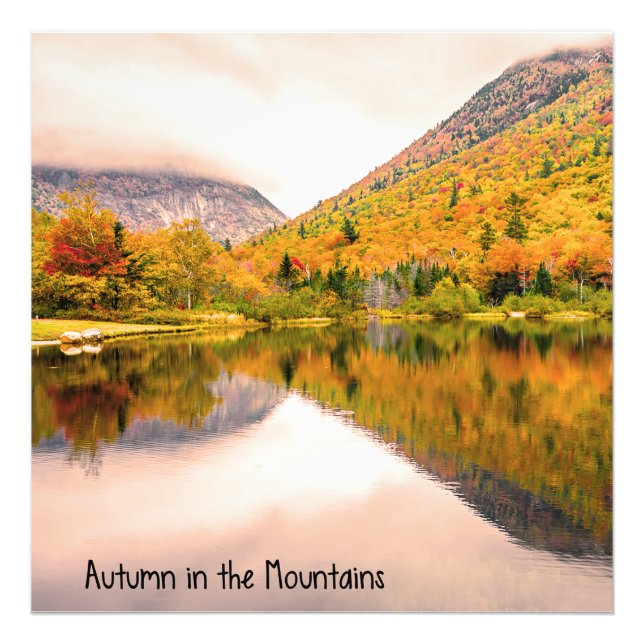 Autumn in the Mountains Photo Print (Front)