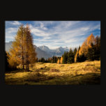 Autumn in the Mountains Poster