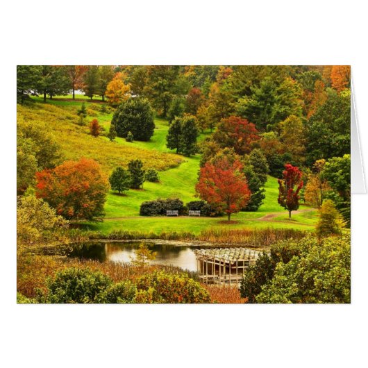 Autumn in the Park Cards (Front Horizontal)
