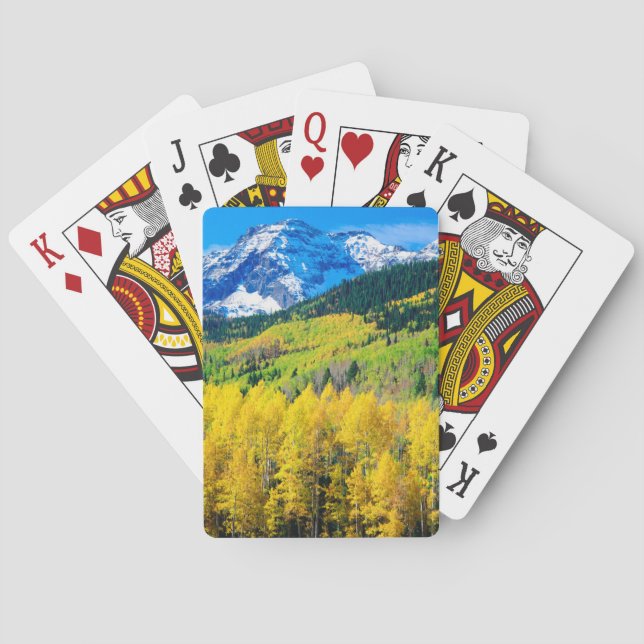 Autumn in the Rockies Poker Cards (Back)