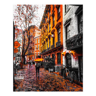 Autumn in The West Village Photo Print
