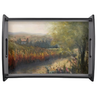 Autumn in Umbria Original Artwork Serving Tray