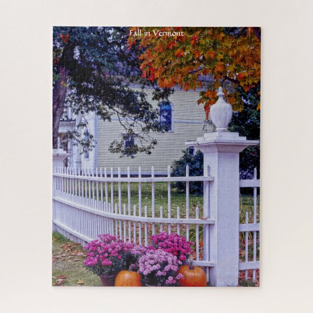 Autumn in Vermont Jigsaw Puzzle (Vertical)