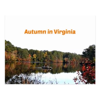 Autumn in Virginia Postcard