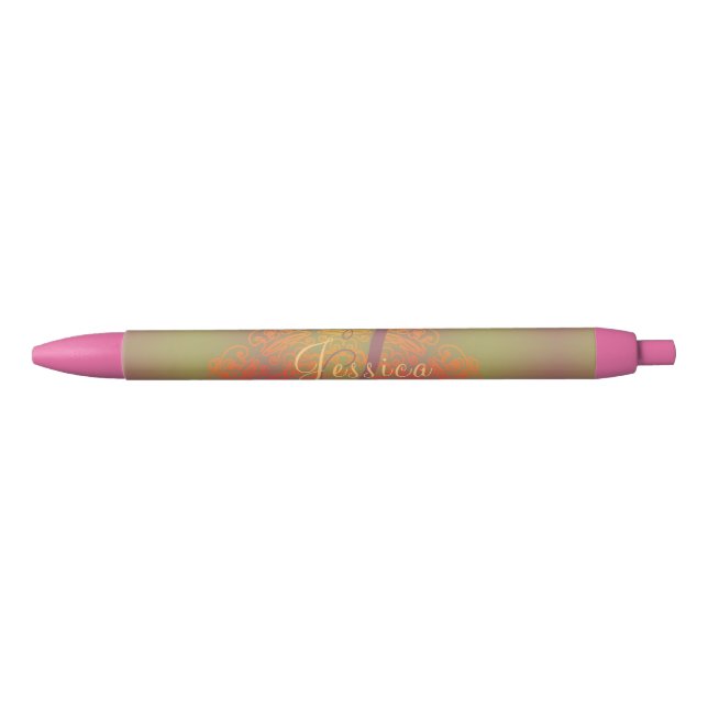 Autumn into Winter Monogram Stationery Pen (Front)