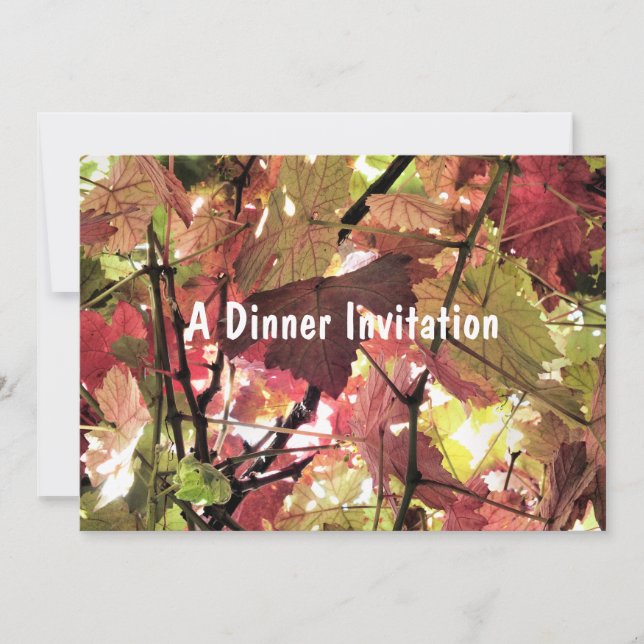 AUTUMN INVITATION (Front)