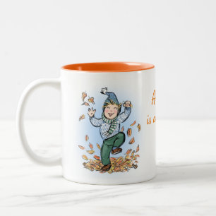 Autumn is awesome! Kids Mug