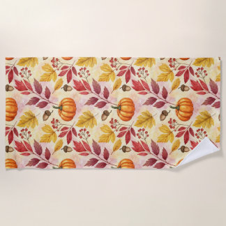 Autumn is Calling Beach Towel