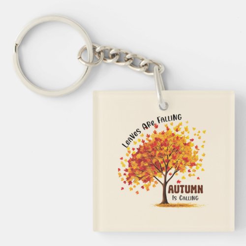 Autumn is Calling Keychain