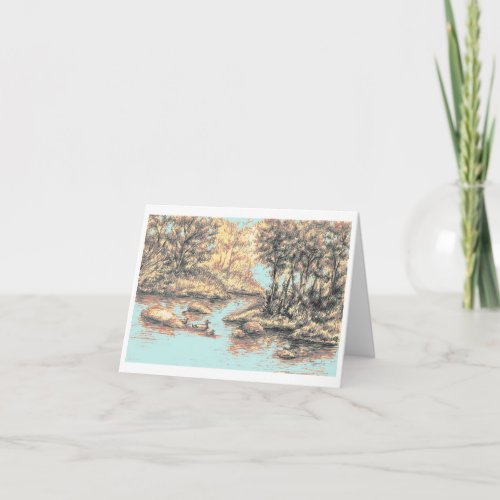 Autumn is Here Beautiful Landscape Card