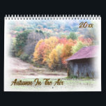 Autumn Is In The Air Calendar<br><div class="desc">An assortment of scenic nature images of the signs of autumn. Photo paintings and photography by Susan. Click on Customize to add text and change calendar year dates. These images are available on many products in my store. Links to all of my stores are on my Profile page. Thanks for...</div>