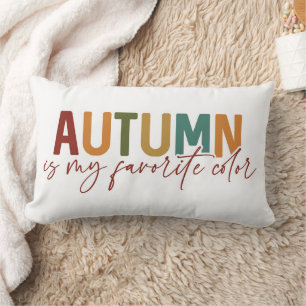 Autumn Is My Favorite Color Lumbar Pillow
